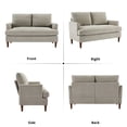 thumbnail image 5 of JURANYAZHU 54.7" Wide Chenille LoveSeat Comfortable Soft-Cushioned for Living Rooms and Small Spaces,Light Brown, 5 of 6