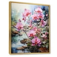 thumbnail image 2 of Designart "pasture Delicate Orchid Oasis I" Floral & Botanical Floater Framed Wall Decor, 2 of 7