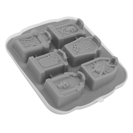 

Ice Tray Silicone Cake No Odor Soft For Halloween Grey