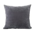 thumbnail image 3 of Funda de almohada decorativa EVOLIVE 66x66 cm Micromink Grey, 3 of 6