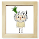 thumbnail image 1 of Animal negro hierba vegetal natural uu Pantalla de escritorio de pared de fotograma cuadrado, 1 of 4