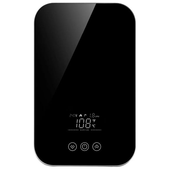 Upgrade 13kW Tankless Electric Water Heater, 240V Instant Hot Water, Whole House, Energy Efficient