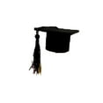 thumbnail image 4 of Graduation Cap Decorations 10 Pack Mini Graduation Caps Blake Bottle Toppers Bachelor Graduation Hat Shaped Party Decorations with Tassels, 4 of 6