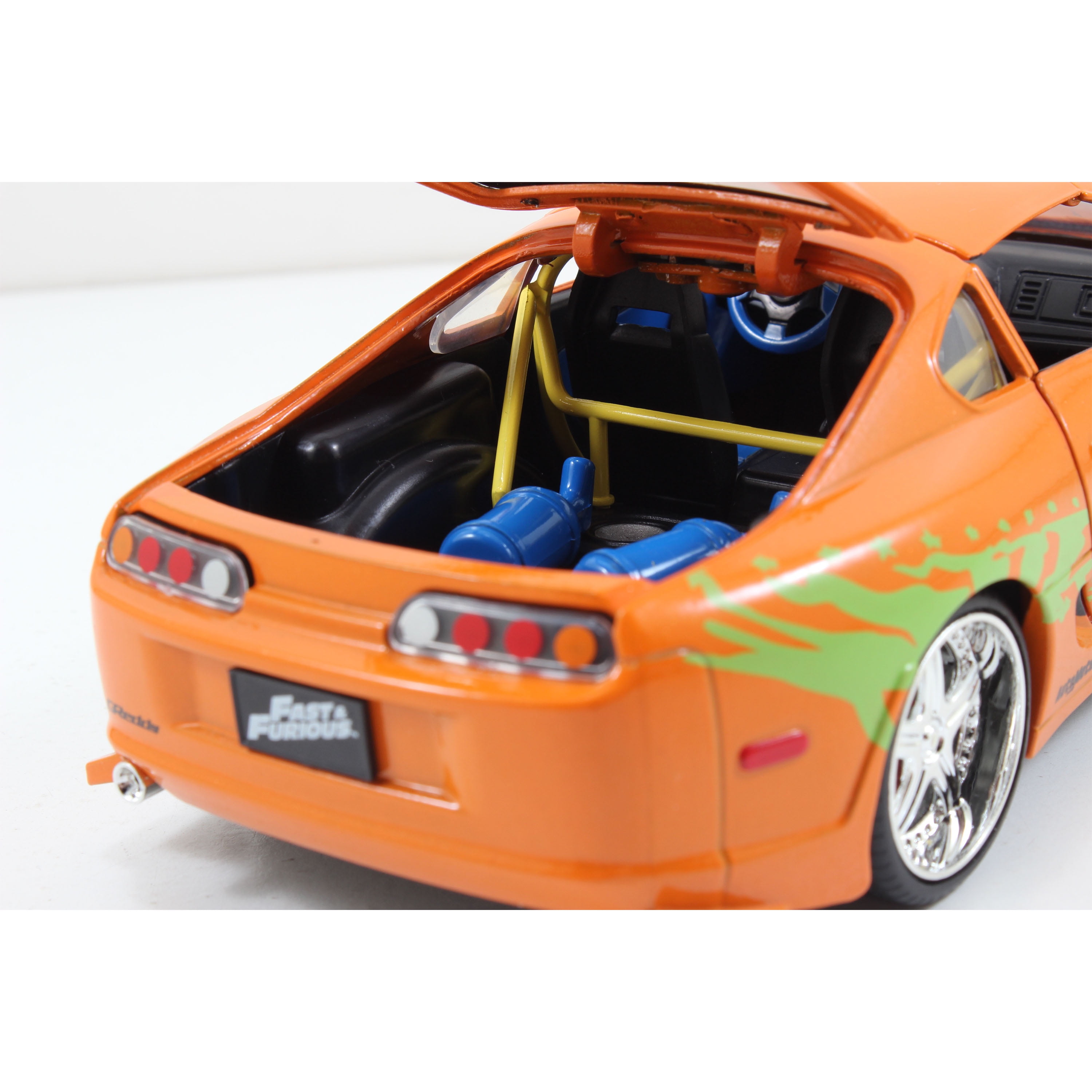 Brian's Toyota Supra Orange Fast & Furious 1/24 Diecast