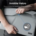 thumbnail image 3 of ARZOPA 14.0" Portable Monitor Sleeve Bag, PU Leather Case, Grey, 3 of 7