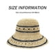 thumbnail image 4 of Sombrero de paja para mujer, sombrero de pescador tejido, sombrero de playa, gorra plegable, gorras de verano, 4 of 6