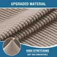 thumbnail image 3 of H.VERSAILTEX Stretch Electric Power Lift Recliner Chair Cover with Side Pocket, Soft Thick Jacquard(Single Seat, Sand), 3 of 7