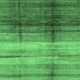 thumbnail image 1 of Ahgly Company Indoor Square Abstract Emerald Green Modern Area Rugs, 4' Square, 1 of 4