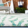 thumbnail image 4 of SAFAVIEH Courtyard Gerald Animal Indoor/Outdoor Area Rug, Ivory/Green, 6'7" x 6'7" Square, 4 of 6