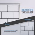 thumbnail image 2 of Moldura decorativa Art3d de PVC flexible plateado, 3 m, autoadhesiva y de despegar y pegar, 2 of 8