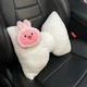 thumbnail image 2 of Loopy-Funda de felpa para cinturón de seguridad de coche, almohada de cuello, soporte Lumbar Kawaii, accesorios de decoración automática, regalos para niñas, 2 of 5