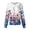 Dark Blue, variant on Scrubs for Women Long Sleeve Snap Front Lightweight Scrub Jackets Trendy Floral Print Medical Uniform Easy Care Soft Nurse Shirt Beige L