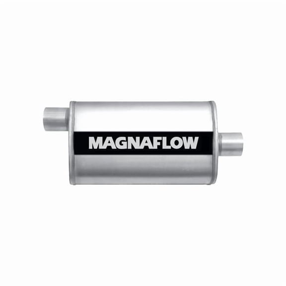 Magnaflow 14 in. Stainless Steel Exhaust Muffler 2.5 in. Center & Offset