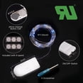 thumbnail image 2 of Cadena de luces Brightown, 12 unidades, 7 pies, 20 LED, azules, impermeables, 2 of 6