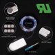 thumbnail image 2 of Cadena de luces Brightown, 12 unidades, 7 pies, 20 LED, azules, impermeables, 2 of 6