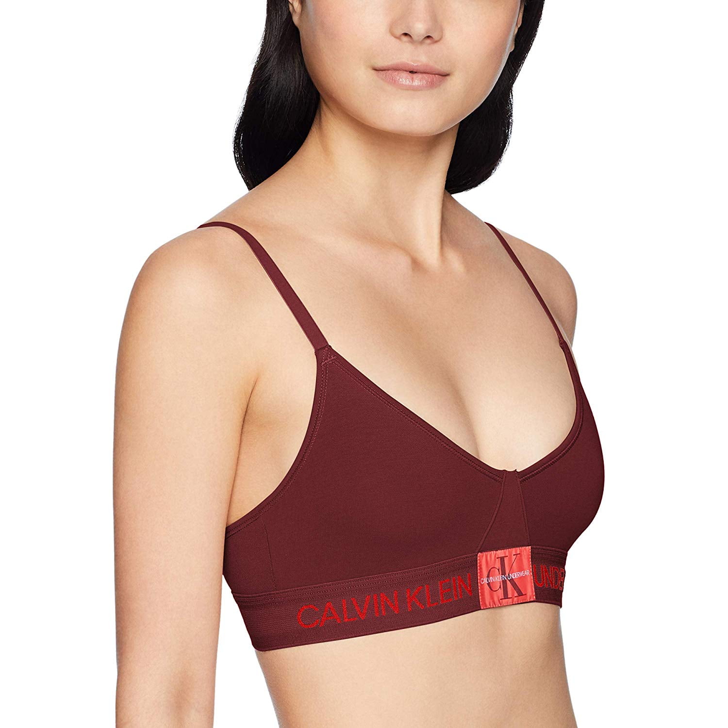 Photo 1 of Calvin Klein Women's Monogram Unlined Triangle (Phoebe, XS)