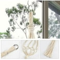 thumbnail image 4 of IBEEDOW 5 Pack Macrame Plant Hangers, Indoor Hanging Plant Holder with Hook Nails, Handmade Macrame Planter Hanging Baskets for Small Plant Pots, Outdoor Flower Pots Holder, 4 of 9