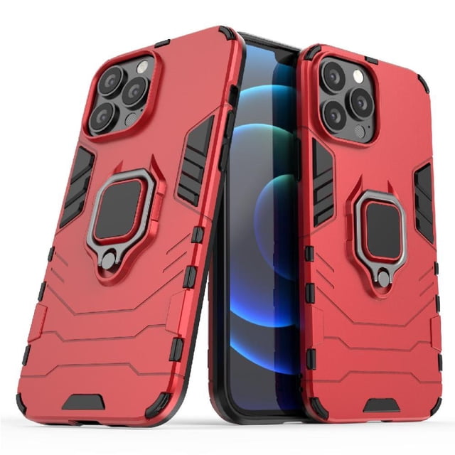 Funda para IPHONE 12 PRO con Soporte Anillo Giratorio 360° y Protección Resistente a Golpes y Caídas