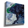 thumbnail image 2 of Epic Graffiti 'Northern Coast I' by Silvia Vassileva, Canvas Wall Art, 26"x26", 2 of 2