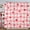 Heart Plaid, variant on Valentines Day Shower Curtain, 72"X72" Pink Heart Shower Curtain, Valentine Bathroom Decor, Valentines Day Bathroom Set with Hooks, Cortinas de Baño de San Valentin