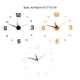 thumbnail image 5 of Reloj de pared Wosthever HA077364-02 Dorado, 5 of 6