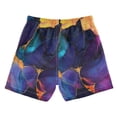 thumbnail image 2 of Bold Splashed Alcohol Boys Swim Trunks Quick Dry Boy Swim Shorts for 3-14 Years, 2 of 8