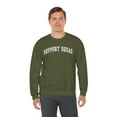 thumbnail image 6 of Support Squad Teacher Staff Sweatshirt Gifts Crew Neck Shirt Long Sleeve, 6 of 7