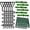 Black, variant on Tree Stake Kit, Heavy Duty Spiral Tree Stakes and Supports for Straightening Leaning or Young Trees, Protects from Harsh Weather