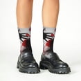 thumbnail image 4 of Rocae Shadows Behind for Girls Boys Crew Socks,Children's Socks, Kids Socks, Toddler Socks: Daily Wear with Kids School Uniform, 4 of 5