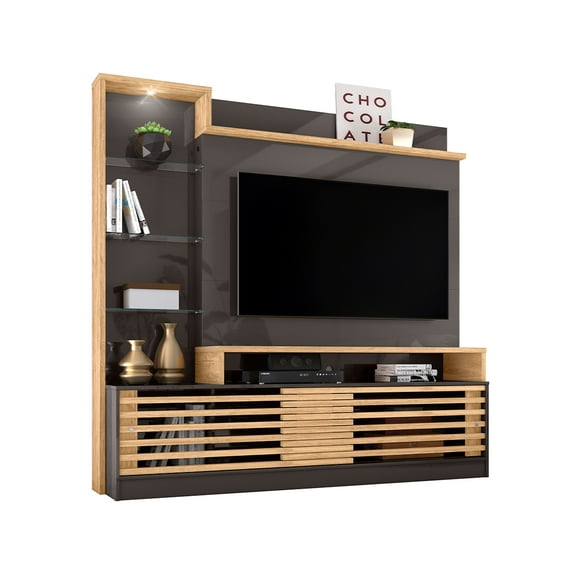 Moveis Centro Entretenimiento TV de hasta 55" Con Puertas Corredizas Moveis Frizz Prime