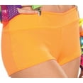 thumbnail image 2 of NEON SOLID BOOTY SHORTS-ORANGE, 2 of 2