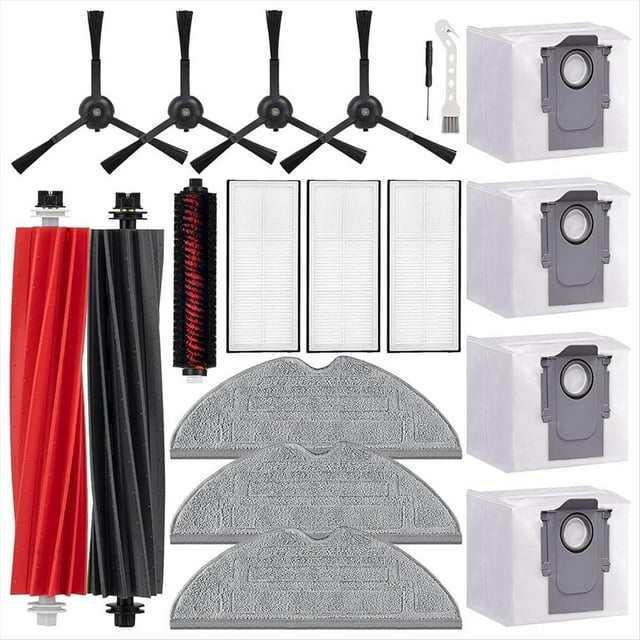 Para S8 S8+ S8 Pro Ultra Robot Aspirador Cepillo Lateral Principal Filtros HEPA Paño de Fregona Bolsas para Polvo Accesorios