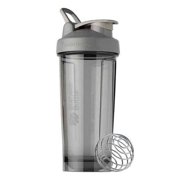 Botella mezcladora BlenderBottle Pro Series de 800 ml, color gris ahumado
