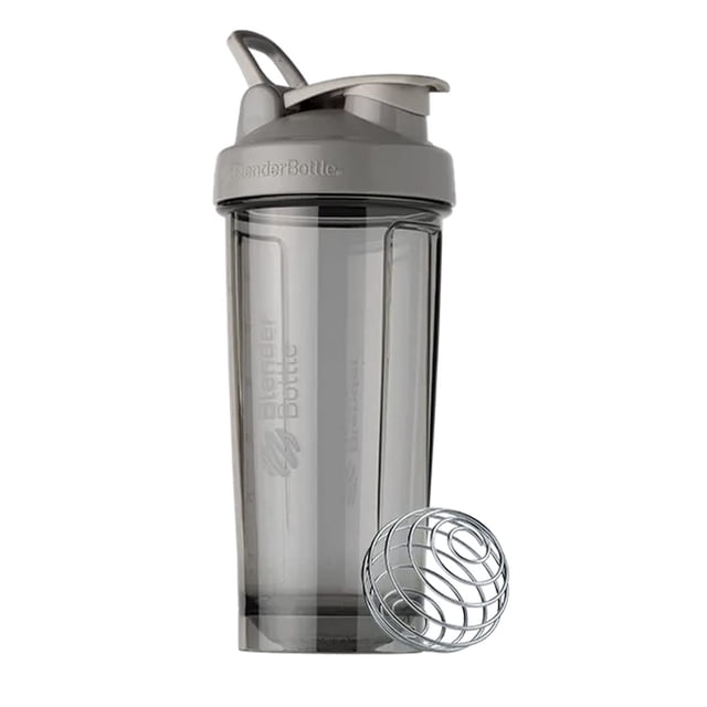 Botella mezcladora BlenderBottle Pro Series de 800 ml, color gris ahumado