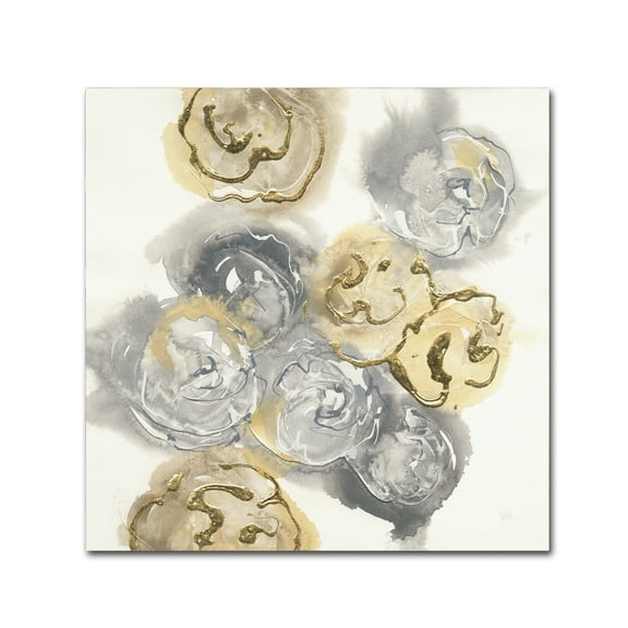 Trademark Fine Art 'Gold Edged Neutral I' Canvas Art by Chris Paschke