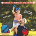 thumbnail image 2 of Juego de pelota Toss and Catch Wedopro Kids con guante de béisbol azul, 2 of 7