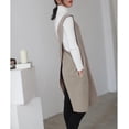thumbnail image 4 of miduoduo-Cotton Linen Japanese Apron Halter Cross Back Bandage X Shape Aprons Two Pockets, 4 of 4