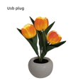 thumbnail image 3 of Artificial Flower Potted Plant Led Tulip Night Light Girl Table Lamp Simulation Bouquet_The Ultimate Gift, 3 of 5
