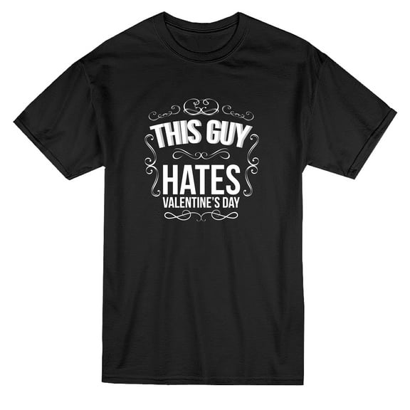 This Guy Hate Valentine's Day Graphic Design Men's T-shirt