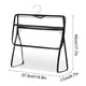 thumbnail image 4 of Perchero colgante para colgar bolsas, transparente, para baño, para guardar herramientas en el dormitorio, con estructura metálica plegable y diseño de 2 niveles., 4 of 8