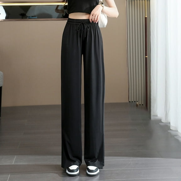 SIYUDAN Women'S Pants Casual Pants Women Black Adult Trousers For Women Lounge Pants High Waisted Pants Fall Pants