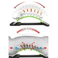 thumbnail image 3 of Bangcool Back Stretching Device 3 Adjustable Settings Spinal Back Stretcher Back Massager, 3 of 6