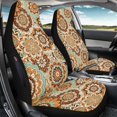 thumbnail image 2 of Chririnla Retro Floral Front Seat Protector Cover for Auto, Easy to Install Automotive Seat Covers Waterproof Polyester Car Seat Cover, 2 of 9