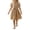 00-Khaki103, variant on WOYY Toddler Girls Shirt Dress Casual School Puff Sleeve Button-Down Belted Dress, Black