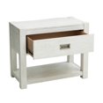 thumbnail image 3 of Home Fare Modern Farmhouse White Nightstand, 3 of 8