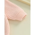 thumbnail image 6 of Bagilaanoe Newborn Baby Girl Boy New Year Clothes Knitted Sweater Long Sleeve Letters Embroidery Pullover 3M 6M 9M 12M 18M Infant Warm Jumpers Tops Fall Loose Knitwear, 6 of 9