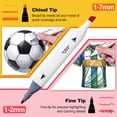 thumbnail image 2 of 80 Colors Alcohol Markers Dual Tip Art Markers, Brush & Fine Point Pens, Smooth Ink, Safe Non-Toxic for Coloring Drawing Sketching, 2 of 6