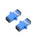 thumbnail image 1 of Adaptador de conector de fibra óptica tipo flange SC a SC, 2 piezas, monomodo/multimodo, 1 of 4