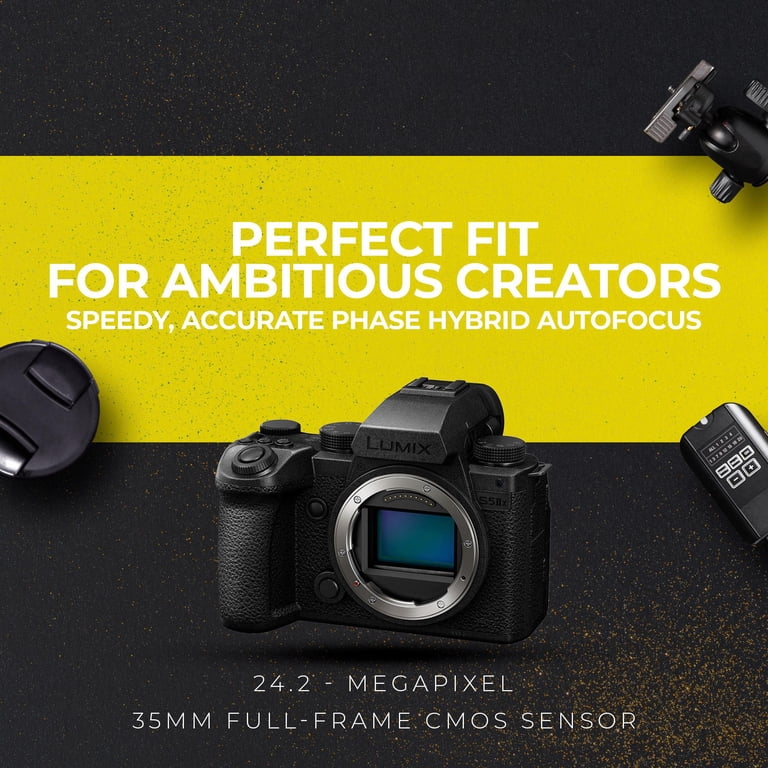 Panasonic Lumix S5 IIX Camera with 20 to 60mm 50mm and 85 mm Lens