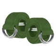 thumbnail image 1 of Uxcell Web Football Belt, Men Canvas Belt Web Flag Football D Ring, Adjustable Soccer Replacement Strap 51 Inch & 2 Pcs & Canvas & Dark Green, 1 of 7